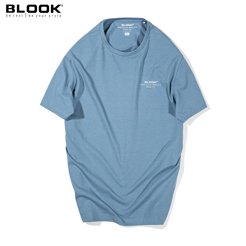 Áo thun nam cổ tròn BLOOK vải CVC co giãn tốt, dày dặn, nhiều màu, mã 32092
