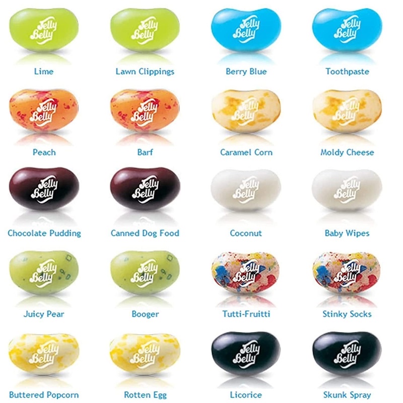 Bill mỹ  đời thứ 6 mới nhất kẹo thối jelly belly bean boozled jelly hộp 45g - ảnh sản phẩm 4