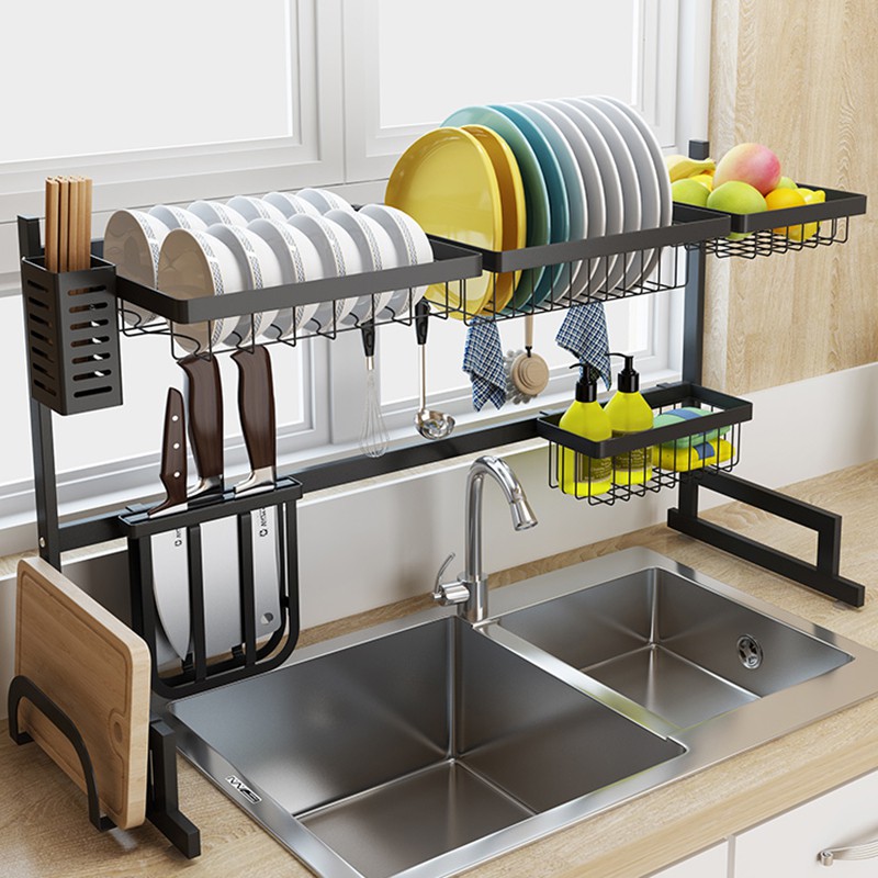 Kệ Chén Đa Năng Giá Để Bát Đũa Kèm Giá Bát Đũa Thớt Tiện Dụng Hàng Thép Cao Cấp | BigBuy360 - bigbuy360.vn