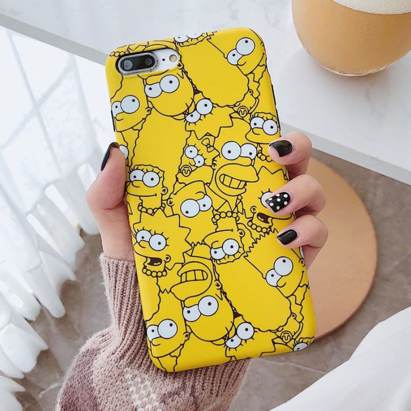 Ốp Lưng Gia Đình Simpson TPU Trơn Dẻo Mềm Cao Cấp Dành Cho Iphone 7Plus/8Plus/X/Xr/Xsmax/11/11Pro/11Promax/12/12Promax