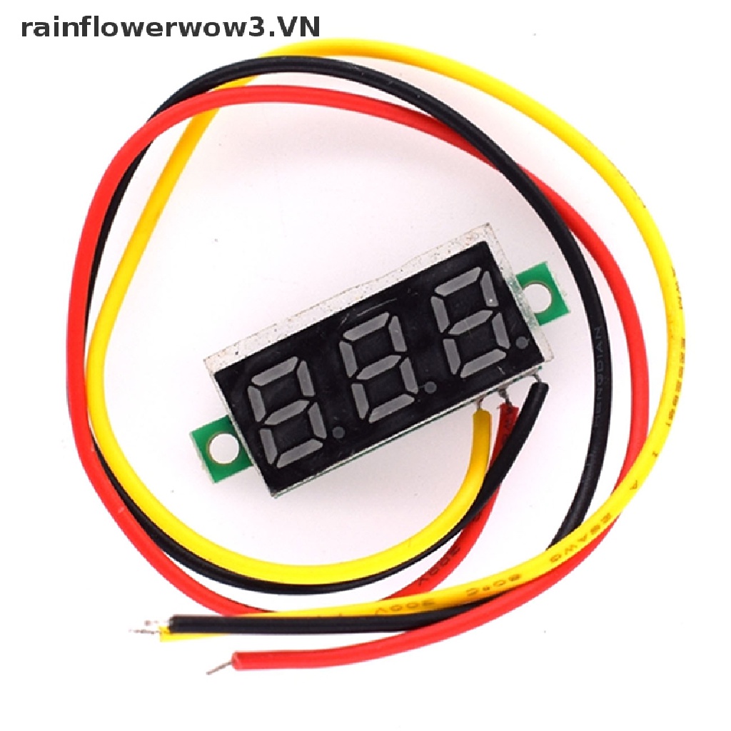 Vôn Kế Kỹ Thuật Số DC 0.28 Inch Màn Hình LED Xanh Lá Siêu Nhỏ DC0-100V