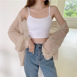 [ HÀNG SẴN ] Áo croptop 2 dây cổ tròn - Dư Tú Lệ