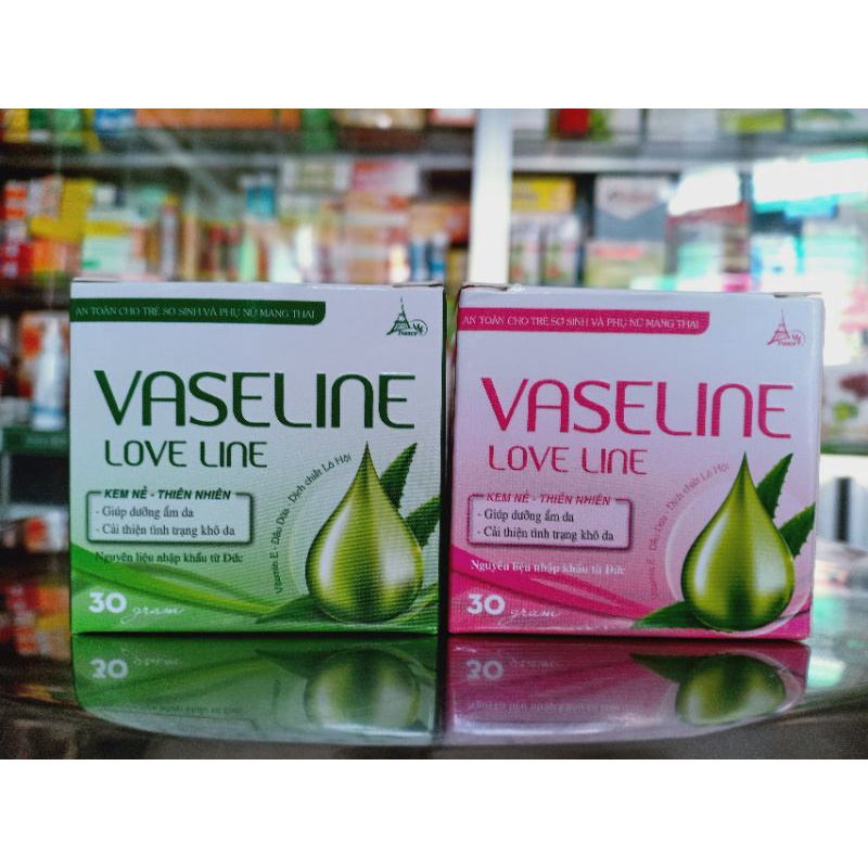 VASELINE LOVE LINE 30gram ( Nguyên liệu nhập khẩu từ Đức - Cam kết hàng chính hãng)