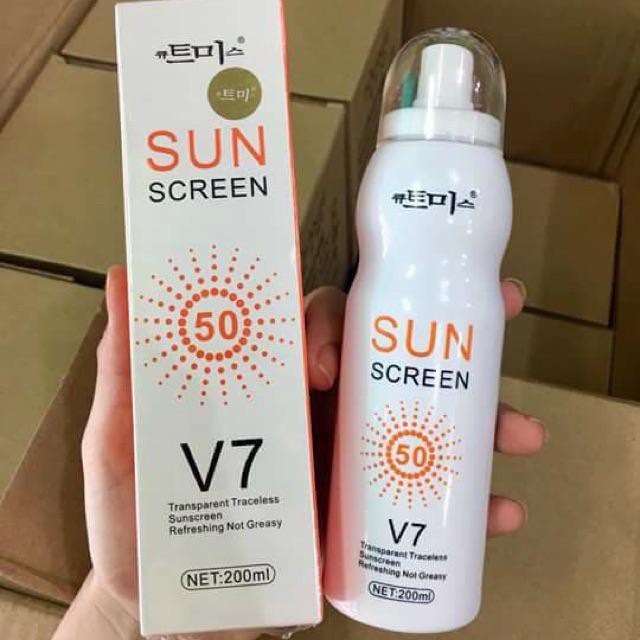 Lời khen ngợi đáng giá Xịt chống nắng SunScreen V7 Magic Flowers – Hàn Quốc