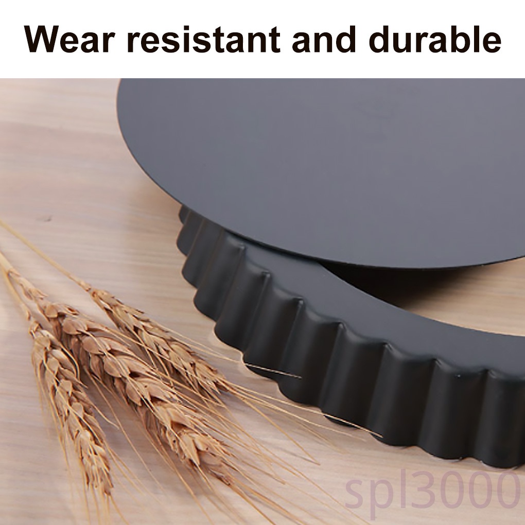 Khuôn Nướng Bánh Hình Tròn Bằng Thép Carbon Đáy Có Thể Tháo Rời