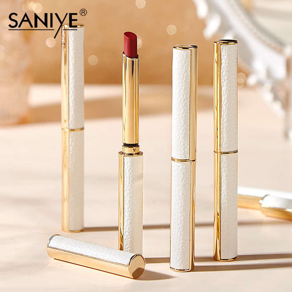 [Hàng mới về] Son Lì Saniye Chống Thấm Nước Lâu Trôi Tiện Dụng K2021