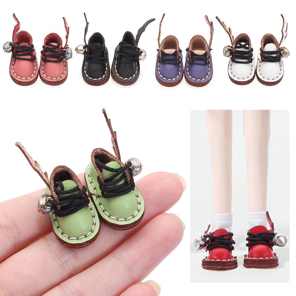 Giày Da Bò Cho Búp Bê obitsu11GSCbody9OB11 Tỉ Lệ 1 / 11 OB11