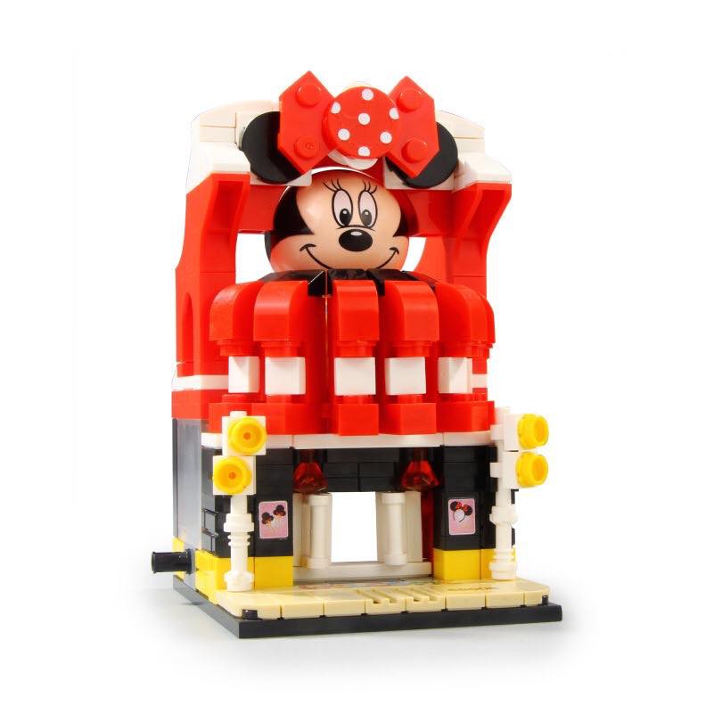 [ TÍN ĐỒ DESNEYLAND]  Đồ Chơi Lắp Ghép Thông Minh Lego DisneyLand 4 Trong 1 Nhà Mickey Minnie Donald