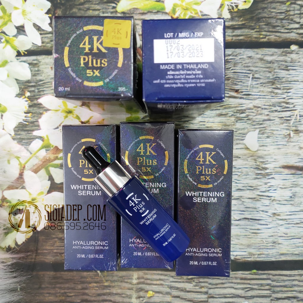 Serum 4k plus 5x thái chính hãng
