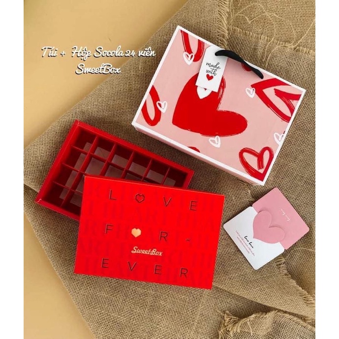 Hộp đựng sô-cô-la Valentine 24V