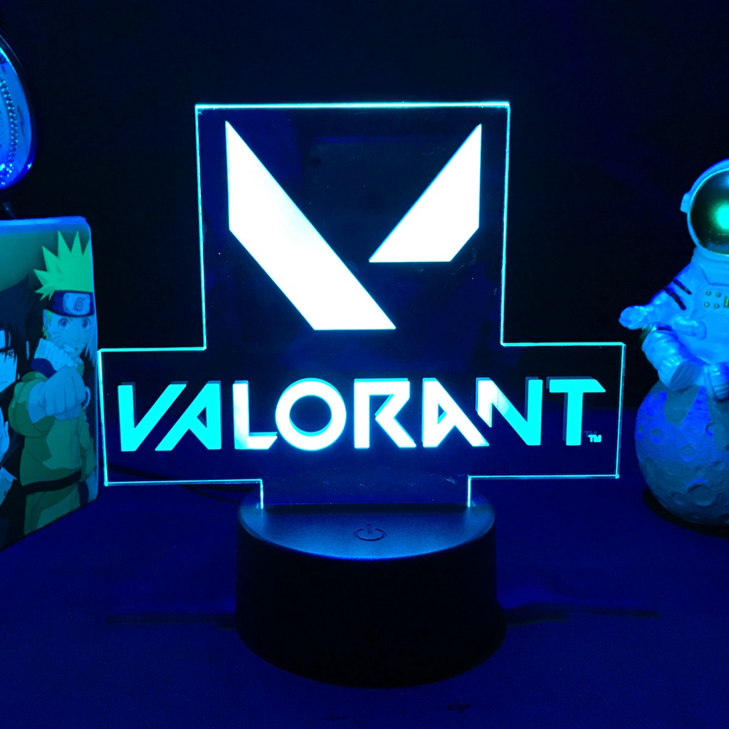 Yts Game Valorant Đèn Ngủ LED Hình Anime Viper Reyna Killjoy Điều Khiển Từ Xa Sạc USB Trang Trí Nhà Quà Tặng MY3