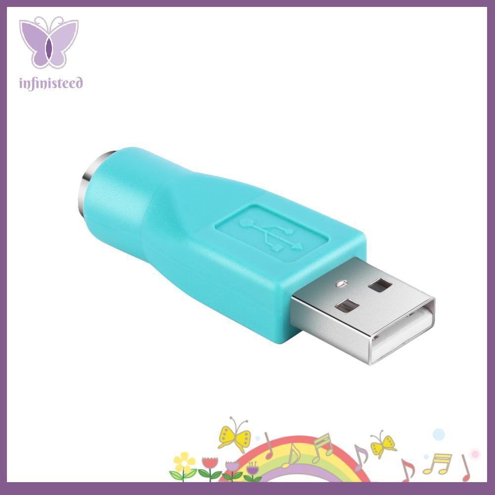 1 Đầu Chuyển Đổi Ps / 2 Female Sang Usb Male Cho Ps / 2 Old Mouse