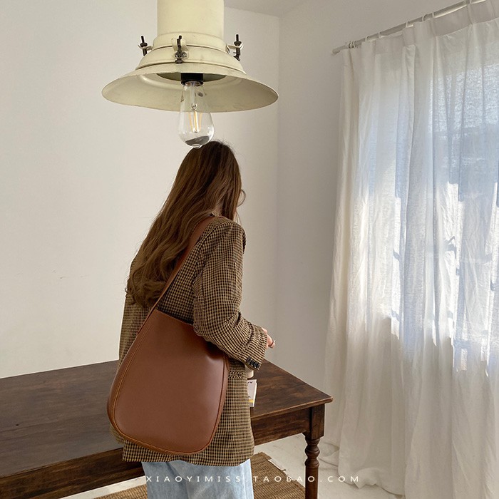 Túi xách nữ đẹp form đứng viền tròn xinh nhã nhặn, chất da trơn dày mềm mịn H57