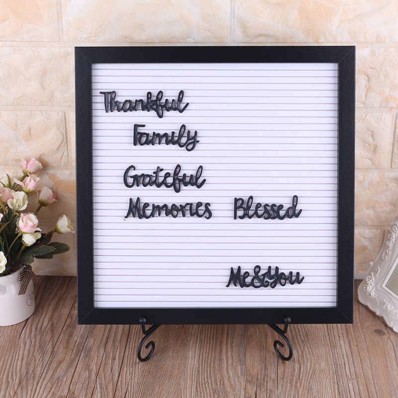 Khung Treo Tranh Bằng Vải Nỉ 12x12 Inch In Chữ Độc Đáo Trang Trí Nhà Cửa