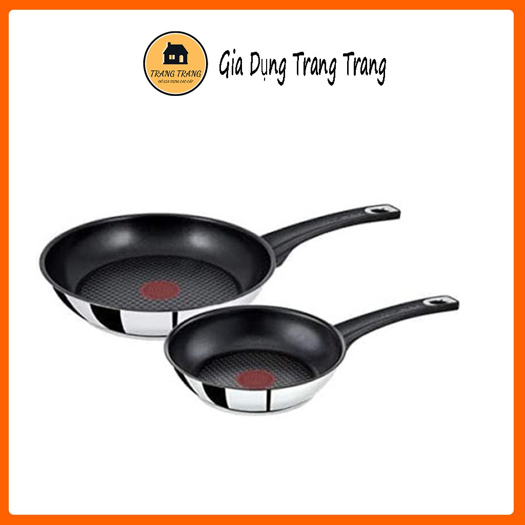 Set 2 chảo Tefal Jamie Oliver Titanium 20-26cm - Hàng Đức