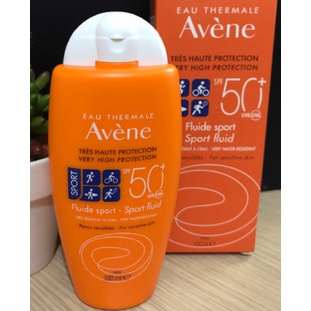 Kem Chống Nắng  Avène Fluide Sport 50+++ Chống Nắng Vật Lý Da Nhạy Cảm