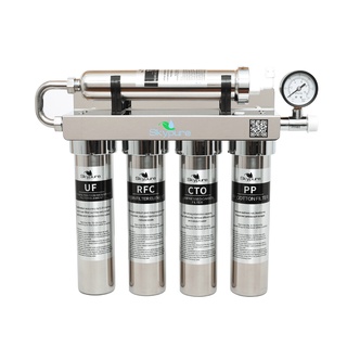 Máy lọc nước Skypure M3 vỏ Inox không rỉ 304 Sang Trọng màng lọc UF