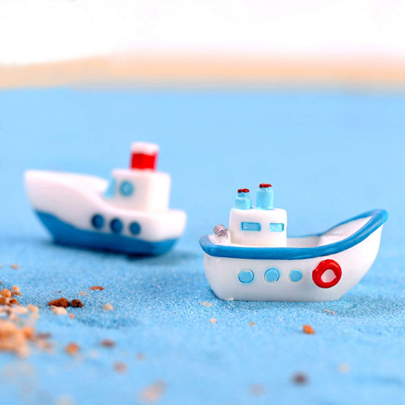 1 Đồ trang trí Thuyền Nhỏ Trang Trí Sân Vườn