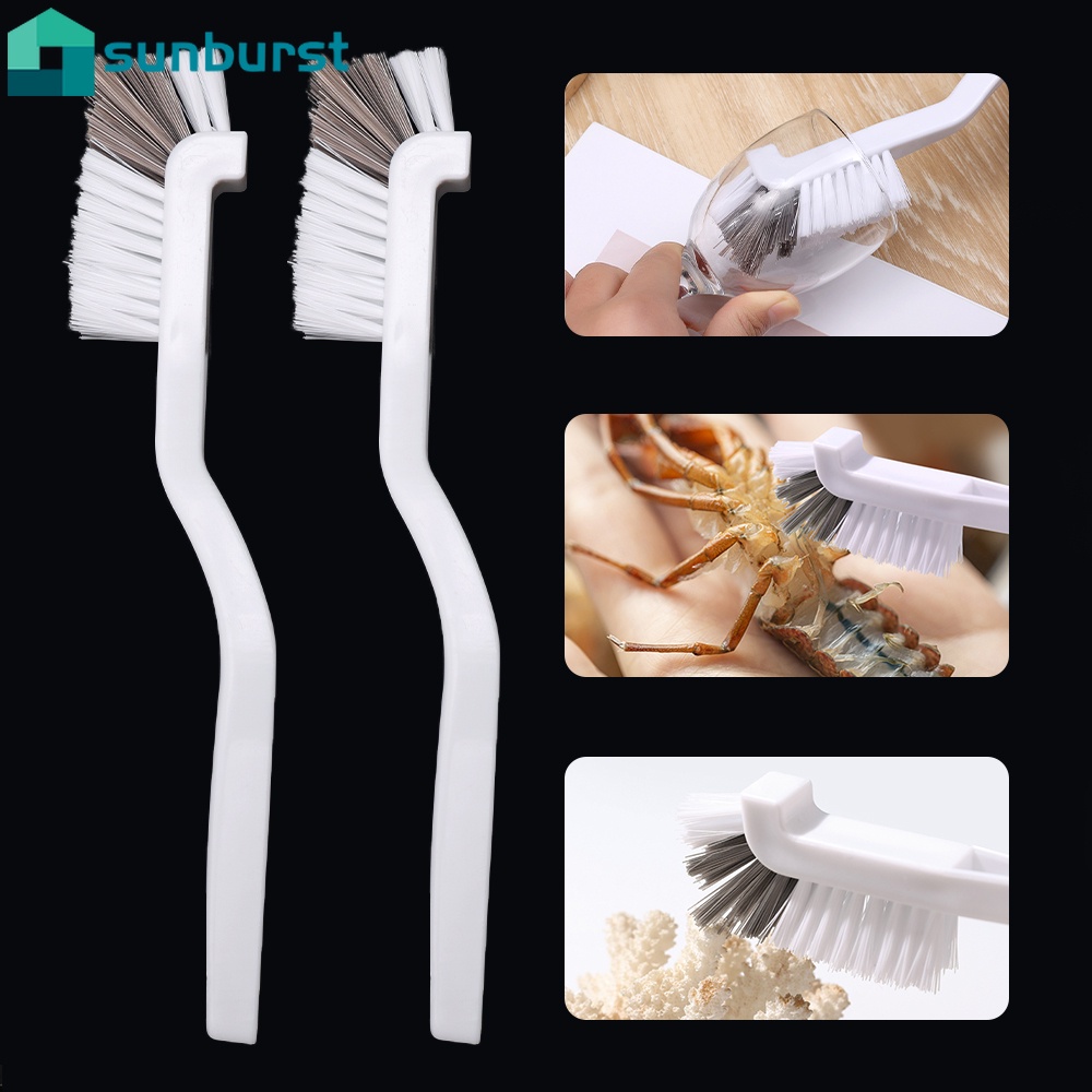 1 Bàn Chải Lông Cừu Mềm Cán Dài Uốn Cong Rửa Ly Kiểu Nhật