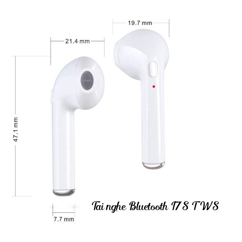 [ GIÁ HUỶ DIỆT] Tai nghe Bluetooth không dây i7s-Tws loại 2 tai nghe kèm hộp sạc âm thanh cực hay | WebRaoVat - webraovat.net.vn