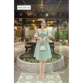 Đầm kiểu chất voan lụa dày mịn