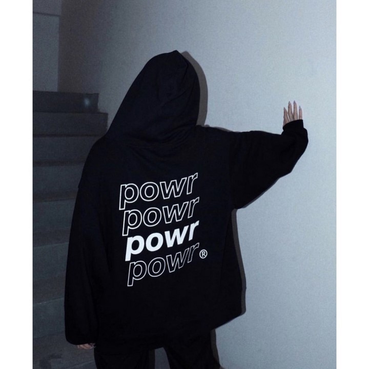 Áo Khoác Hoodie Form Rộng POWER Khóa Kéo Unisex - VIETCENTRE