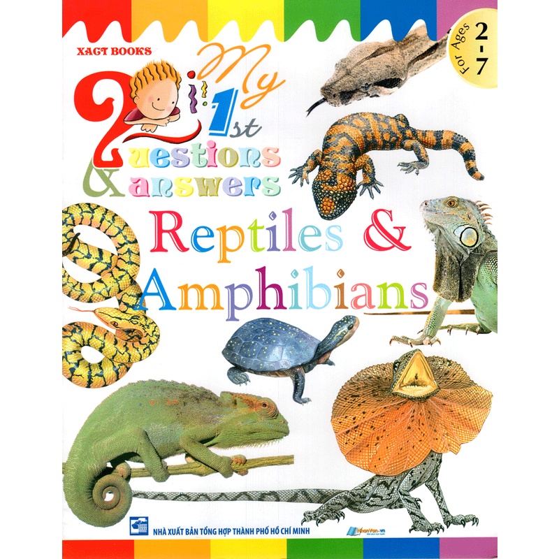 Sách My First Questions &amp; Answers - Reptiles &amp; Amphibians