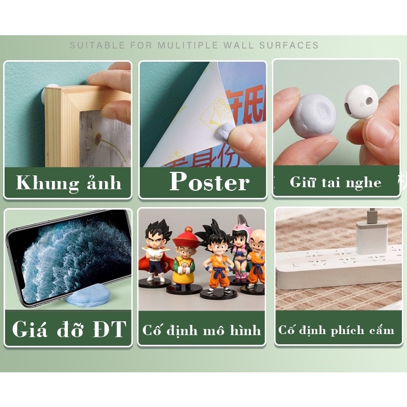 Đất sét Blutack 75g dán poster, đồ dùng trong nhà