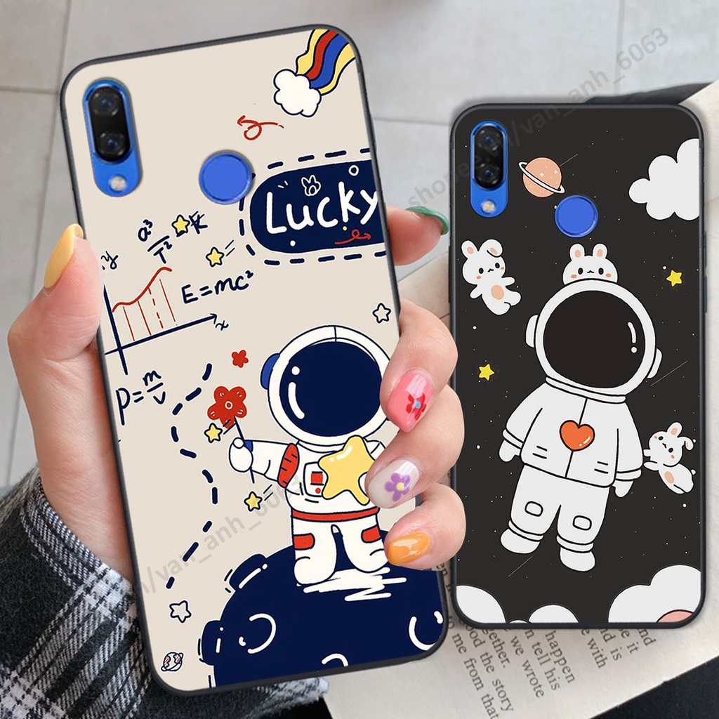 Ốp Huawei Nova 3 / Nova 3i hình bầu trời, phi hành gia đẹp, ốp lưng điện thoại huawei viền dẻo cao cấp