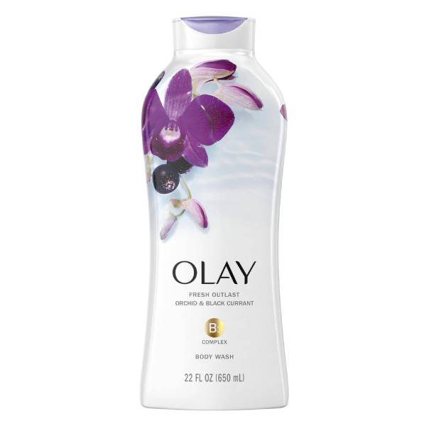 E - Sữa Tắm Olay Hương Hoa Lan & Quả Lý 650Ml