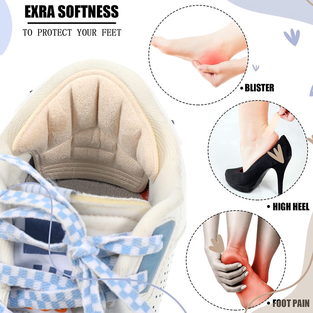 Miếng Lót Giày Cao Gót / Giày Thể Thao Mềm Mại Chống Trượt Chống Ma Sát Thoải Mái