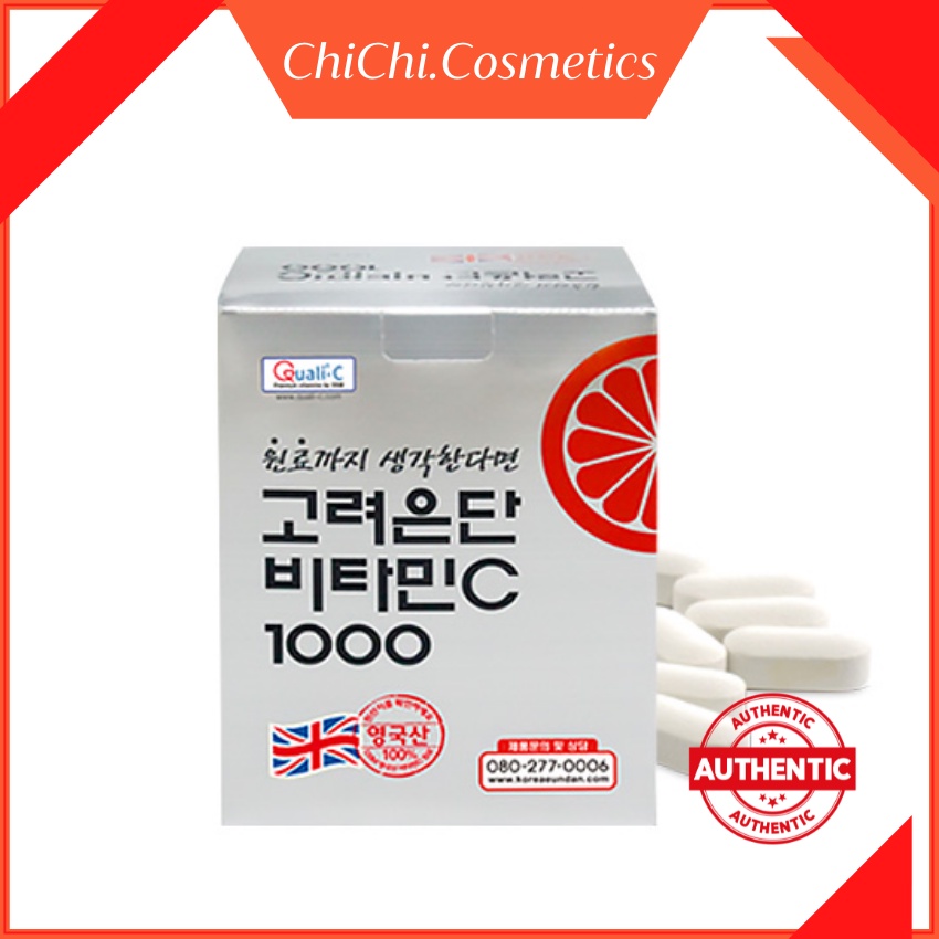 Vitamin C Eundan 1000mg viên uống bổ sung vitamin tăng cường sức đề kháng, giảm căng thẳng mệt mỏi