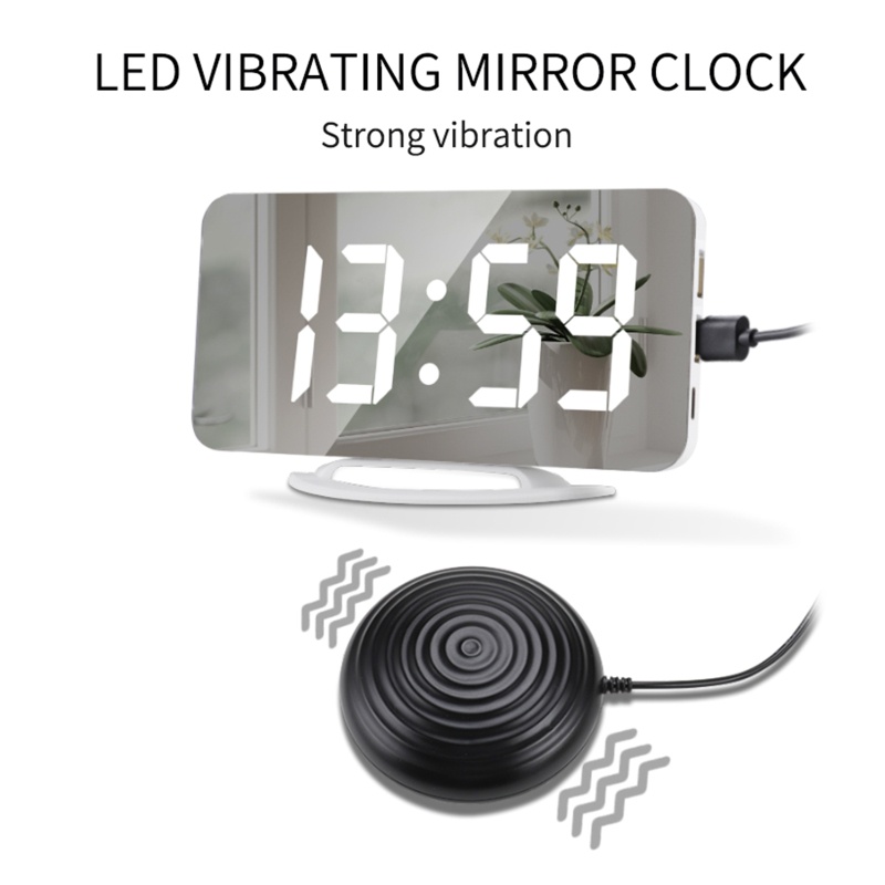 Đồng Hồ Báo Thức Kỹ Thuật Số Có Đèn LED Cảm Ứng Tự Động
