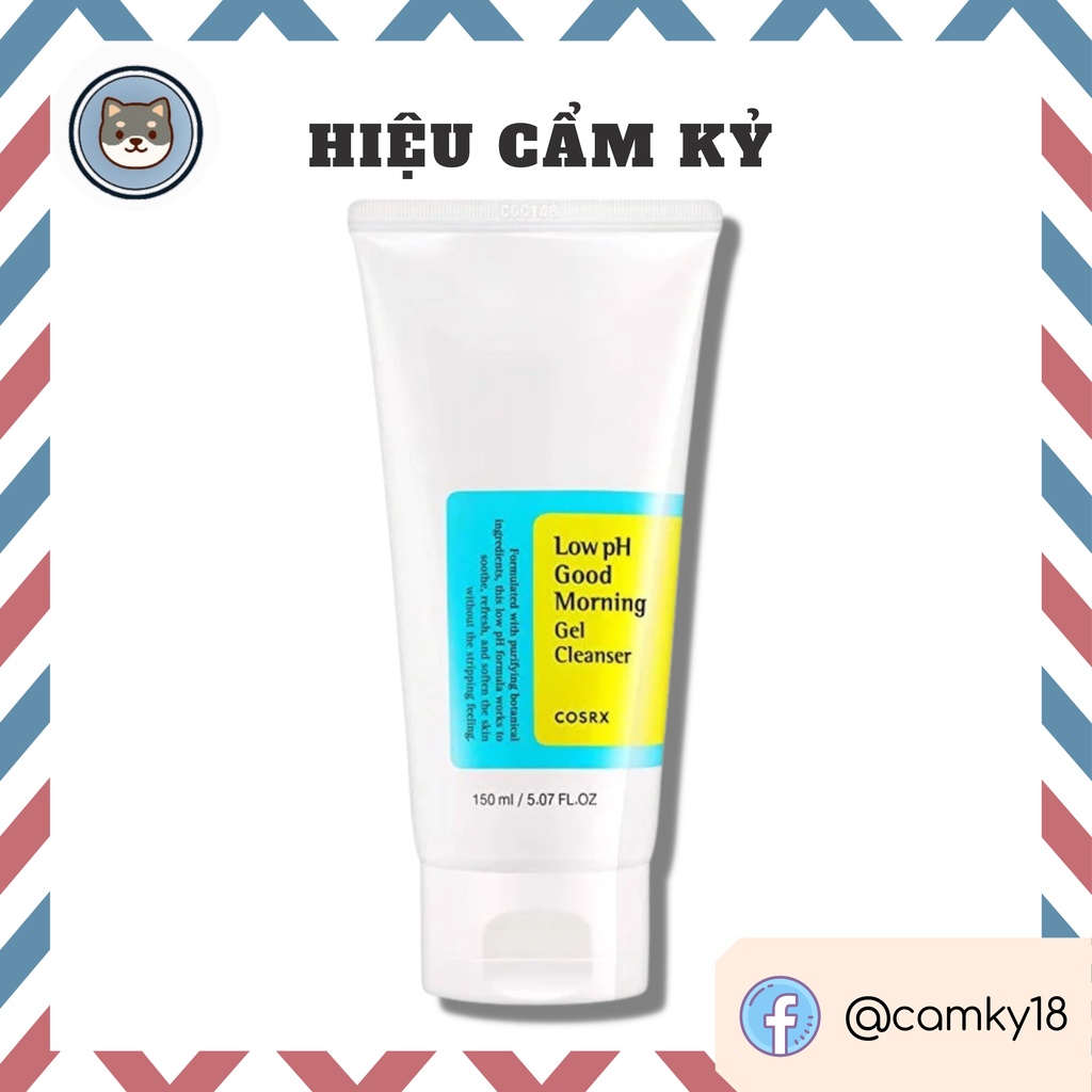 [ Q.Thủ Đức ] Sữa Rửa Mặt Cosrx Low pH Good Morning Gel Cleanser 150ml - Corsx - Coxrs