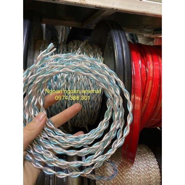 Dây tín hiệu Audio Rca (hoa sen) hàng Hi-end cao cấp mạ bạc YARBO