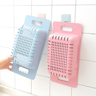 [Hot] Rổ Nhựa Gác Bồn Điều Chỉnh Kích Thước Tiện Lợi