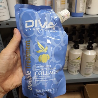 Kem hấp,ủ tóc DIVA COLLAGEN 500ML - diva chính hãng