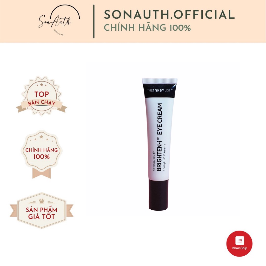 Kem mắt The Inkey List Brighten-i Eye Cream