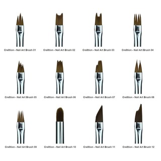 Cọ vẽ nail Art Cre8tion (20 mẫu cọ)