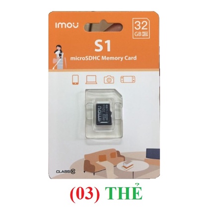 Thẻ nhớ chuyên dụng Camera IMOU 32G  - Class 10 dahua [BH Chính Hãng 5 Năm] a22ep c22ep f22p c6n c3wn ranger | BigBuy360 - bigbuy360.vn