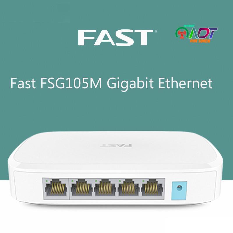 ✅ Switch POE af - 5 port Full Gigabit Mercury MSG05CP 43W Vỏ Thép - cấp nguồn poe wifi , camera