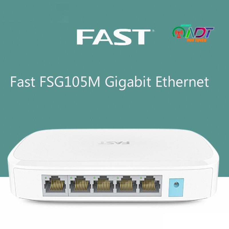 [Mã ELFLASH5 giảm 20K đơn 50K] 🇻🇳 Switch 5 cổng FAST tốc độ 1000mbps FSG105M