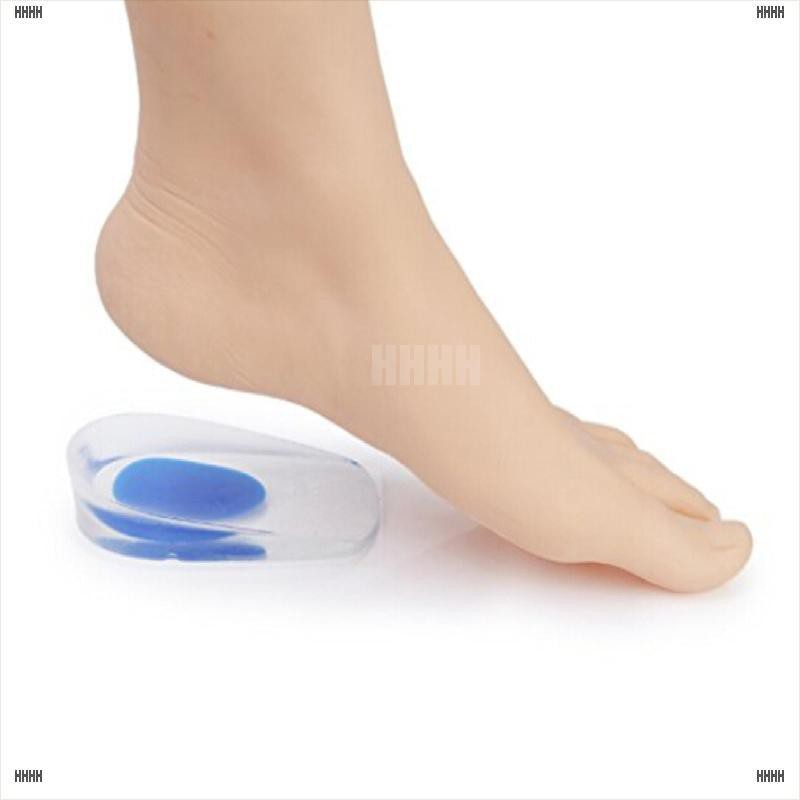 [Hàng mới về] Cặp miếng đệm lót gót chân mang giày bằng silicon giảm đau và cân gan chân