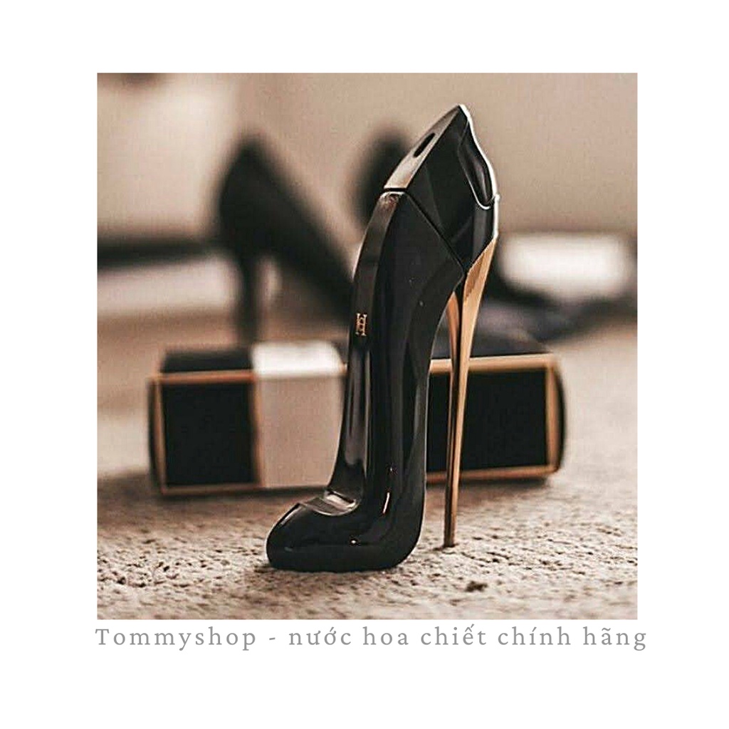 Mẫu thử nước hoa 10ML Good Girl Carolina Herrera/Guốc Đen chính hãng