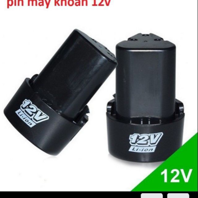 Pin máy khoan máy vít cầm tay 12v pin cực trâu