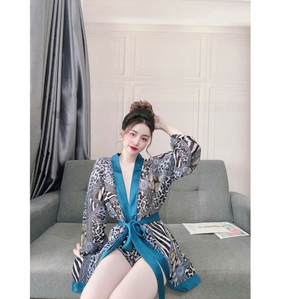 Váy ngủ áo choàng ❣️FREE SHIP❣️ Đầm ngủ sexy lụa Chiffon Chất Siêu Mát Dáng Siêu Xinh <70kg | BigBuy360 - bigbuy360.vn