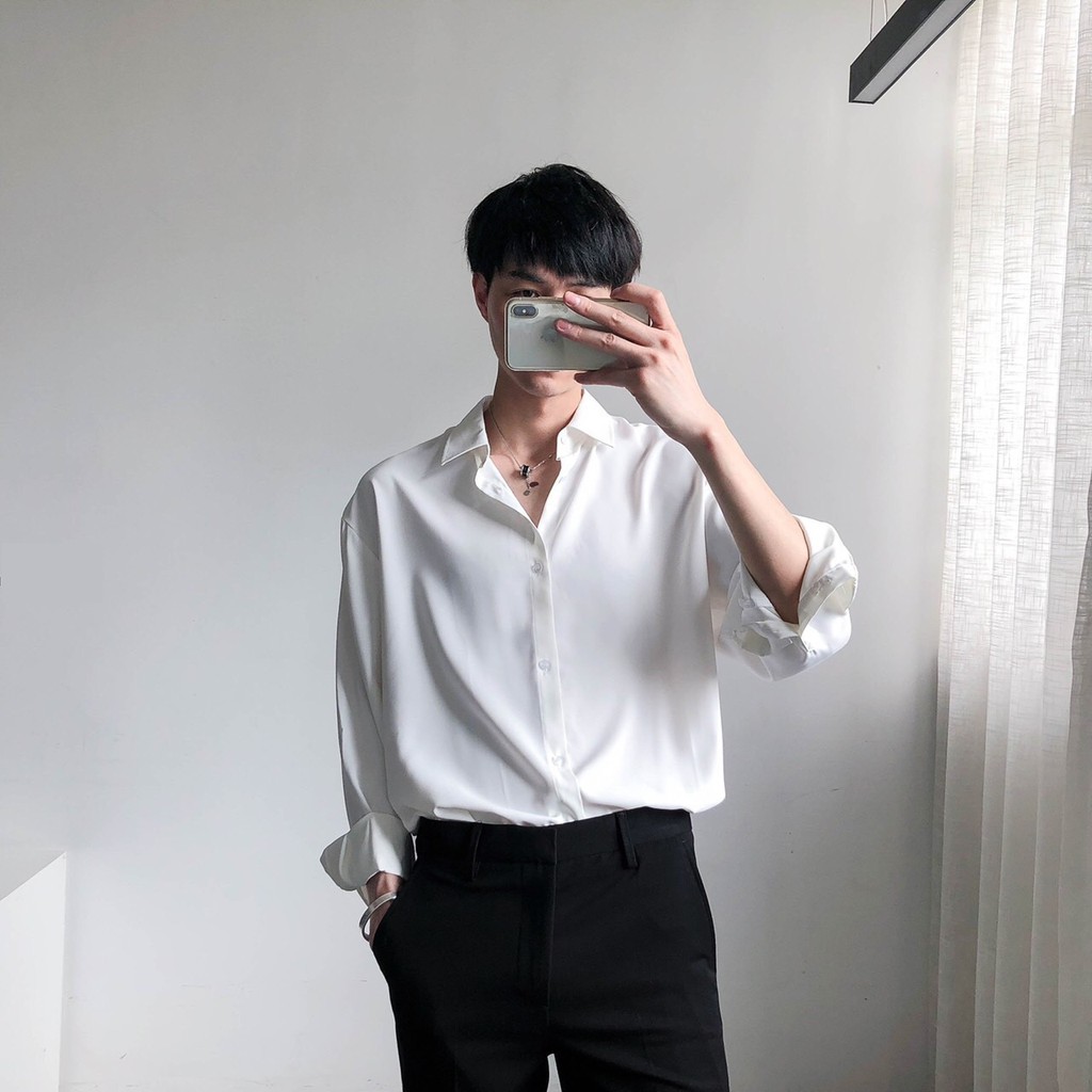 Áo Sơmi Nam Cao Cấp Dáng Rộng Hàn Quốc PlayBoys