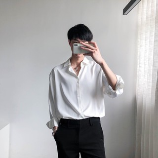 Áo Sơmi Nam Cao Cấp Dáng Rộng Hàn Quốc PlayBoys
