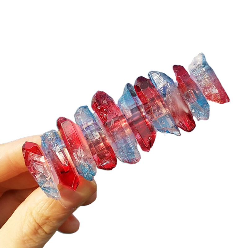 Kẹp Tóc Đính Đá Thạch Anh Pha Lê Nhiều Màu Phong Cách Vintage Pháp Cho Nữ