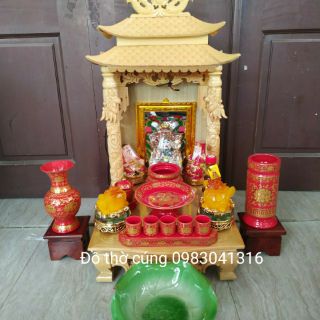 Bộ đồ thờ thần tài mệnh hoả